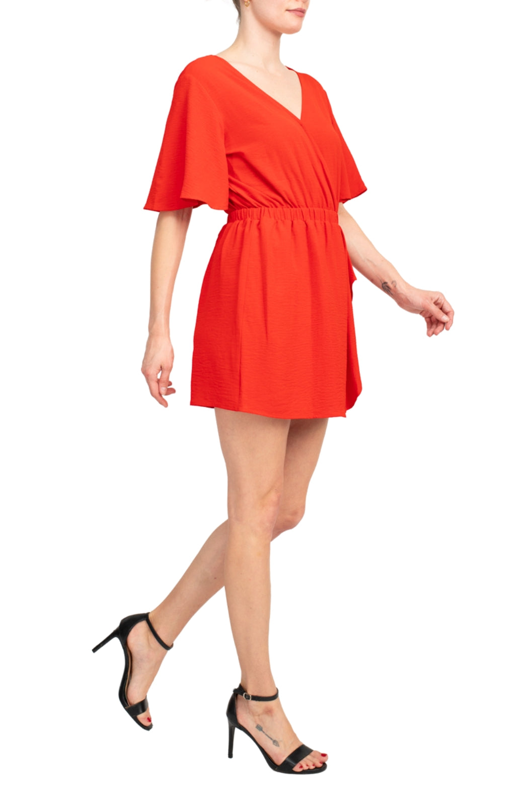 Emma & Michele V-Neck Romper-2