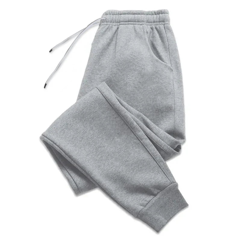 Men's Sweatpants Spring Autumn Fleece Pants Sport Gym Long Pants Casual Drawstring Pockets Trousers Oversize Sweatpants For Men - Kanasu Enterprises