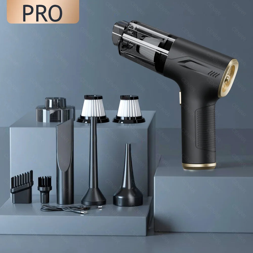 CENRR 895000PA Car Vacuum Cleaner Mini Powerful Wireless Handheld Cleaning Machine Home Appliance Portable Vacuum Cleaner - Kanasu Enterprises