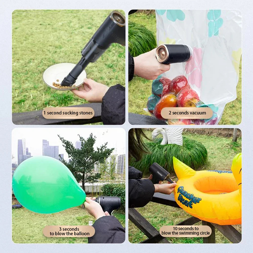 CENRR 895000PA Car Vacuum Cleaner Mini Powerful Wireless Handheld Cleaning Machine Home Appliance Portable Vacuum Cleaner - Kanasu Enterprises