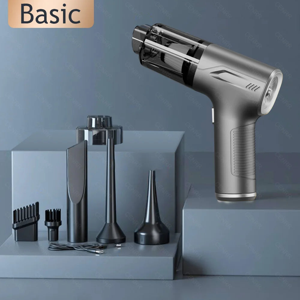 CENRR 895000PA Car Vacuum Cleaner Mini Powerful Wireless Handheld Cleaning Machine Home Appliance Portable Vacuum Cleaner - Kanasu Enterprises