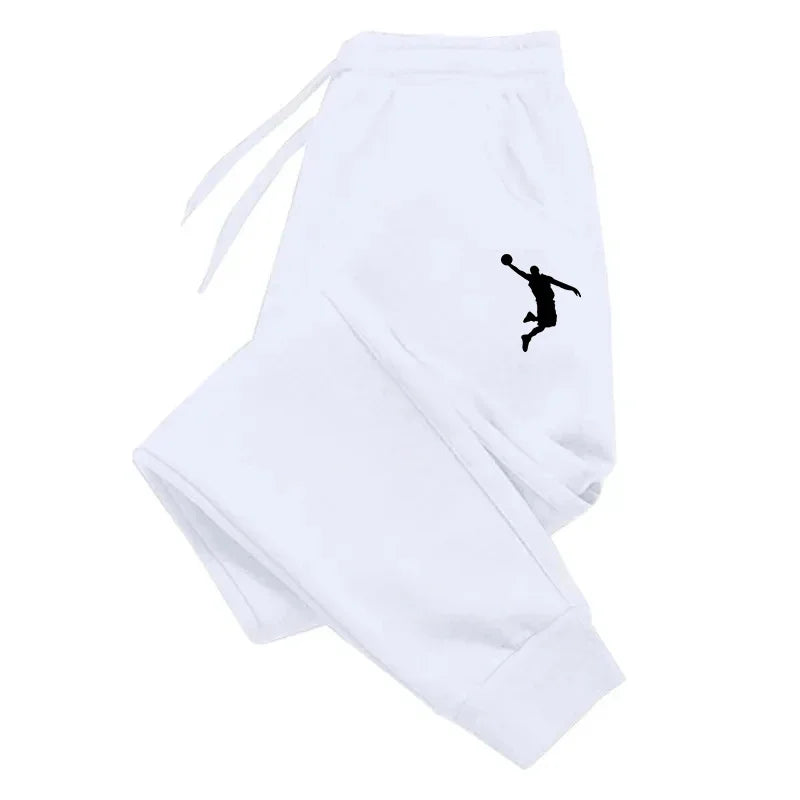 Men's Sweatpants Spring Autumn Fleece Pants Sport Gym Long Pants Casual Drawstring Pockets Trousers Oversize Sweatpants For Men - Kanasu Enterprises