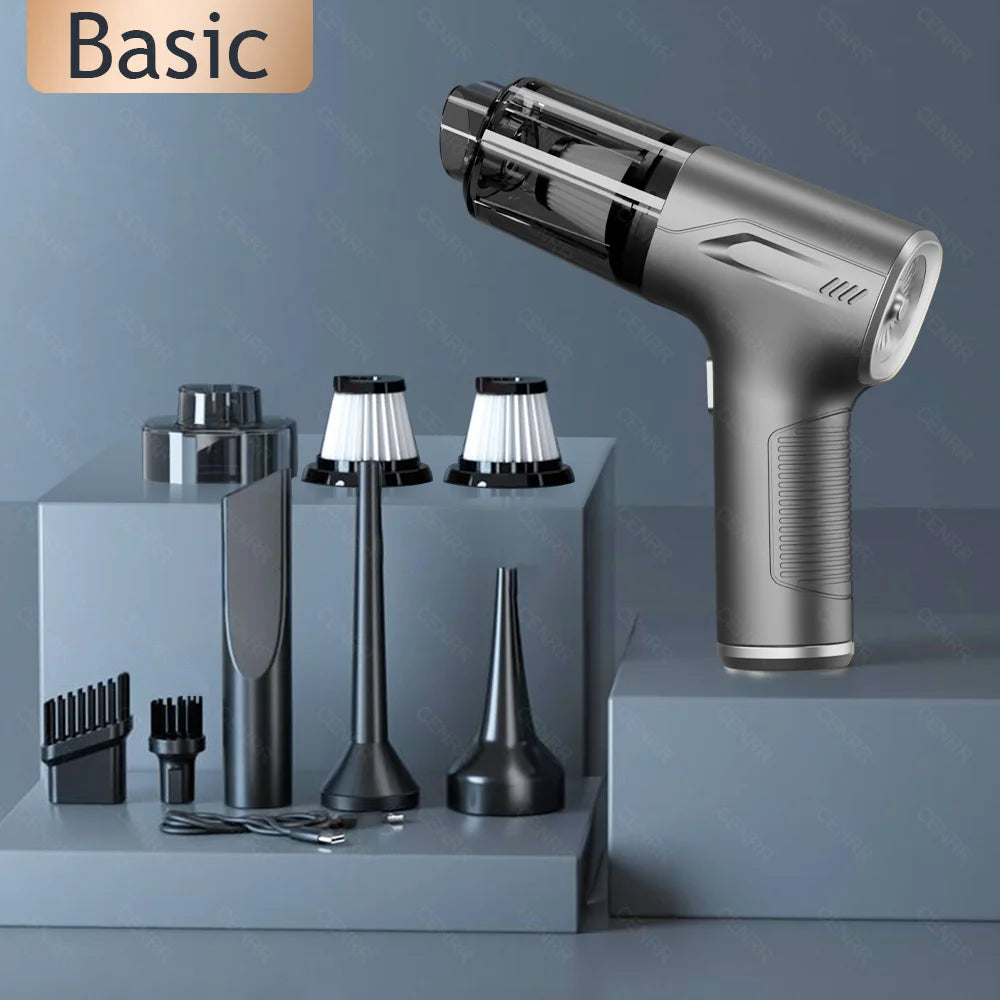 CENRR 895000PA Car Vacuum Cleaner Mini Powerful Wireless Handheld Cleaning Machine Home Appliance Portable Vacuum Cleaner - Kanasu Enterprises
