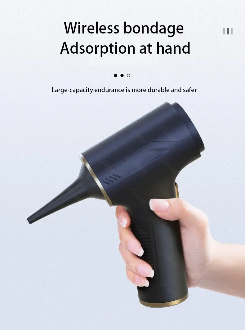 CENRR 895000PA Car Vacuum Cleaner Mini Powerful Wireless Handheld Cleaning Machine Home Appliance Portable Vacuum Cleaner - Kanasu Enterprises