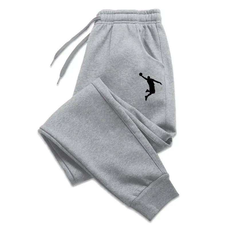 Men's Sweatpants Spring Autumn Fleece Pants Sport Gym Long Pants Casual Drawstring Pockets Trousers Oversize Sweatpants For Men - Kanasu Enterprises