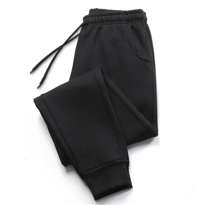 Men's Sweatpants Spring Autumn Fleece Pants Sport Gym Long Pants Casual Drawstring Pockets Trousers Oversize Sweatpants For Men - Kanasu Enterprises