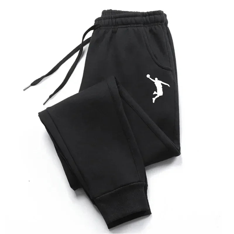 Men's Sweatpants Spring Autumn Fleece Pants Sport Gym Long Pants Casual Drawstring Pockets Trousers Oversize Sweatpants For Men - Kanasu Enterprises