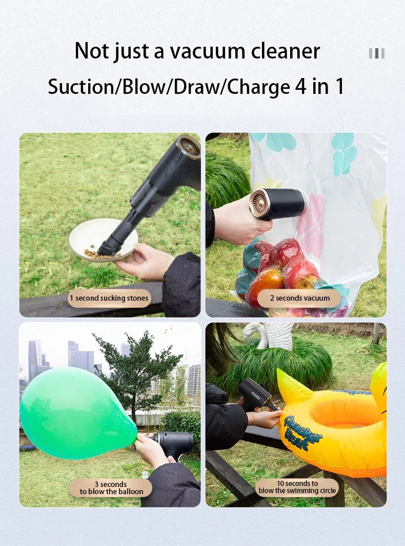 CENRR 895000PA Car Vacuum Cleaner Mini Powerful Wireless Handheld Cleaning Machine Home Appliance Portable Vacuum Cleaner - Kanasu Enterprises