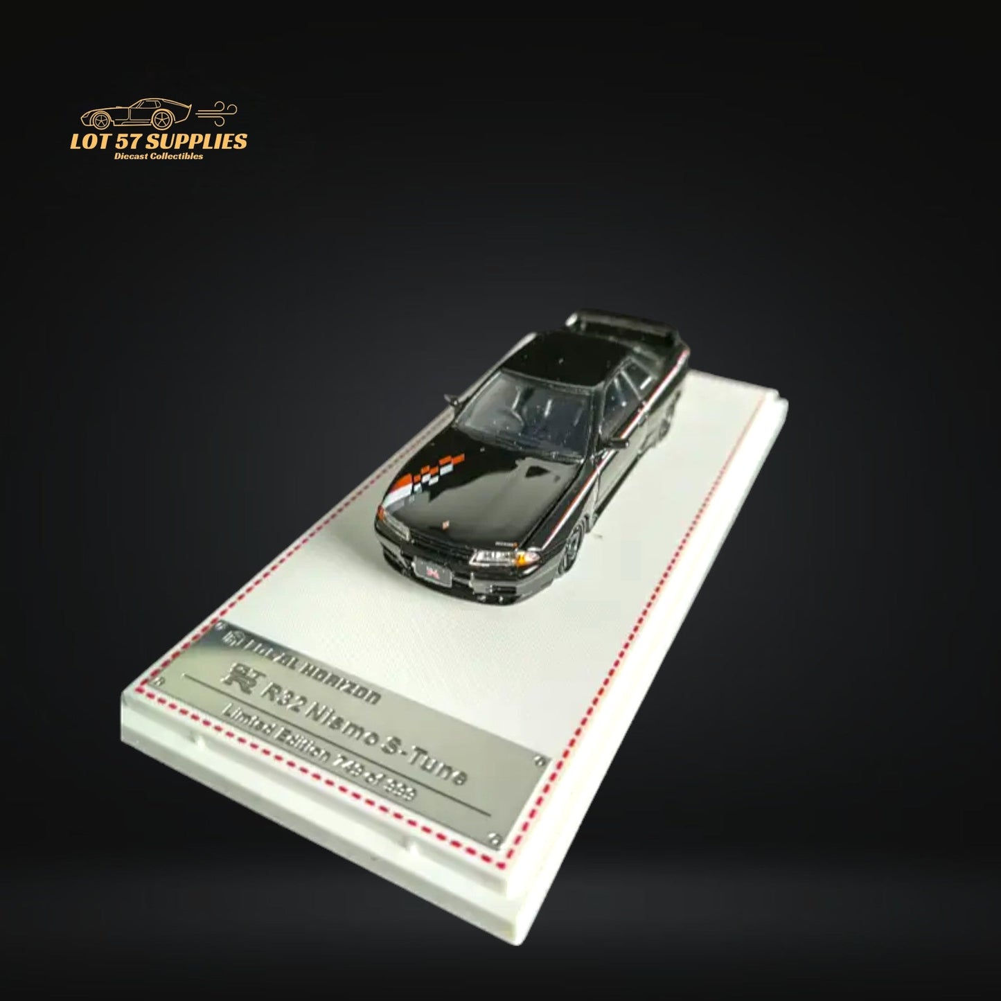 Focal Horizon Skyline R32 GT-R 3rd Gen Nismo S-Tune Black Nismo Livery 1:64-2