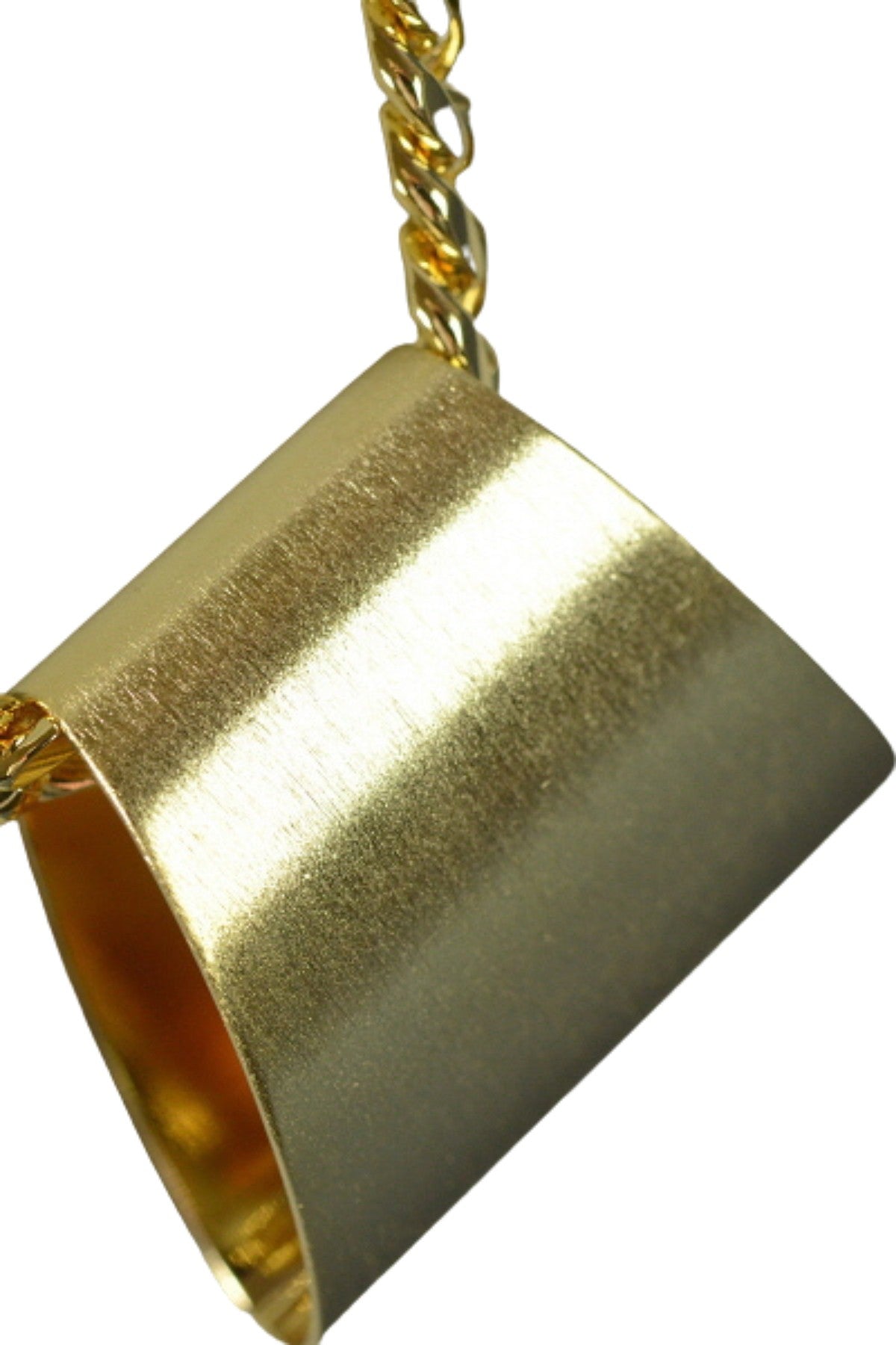 Textured Pendant Chain Necklace-2