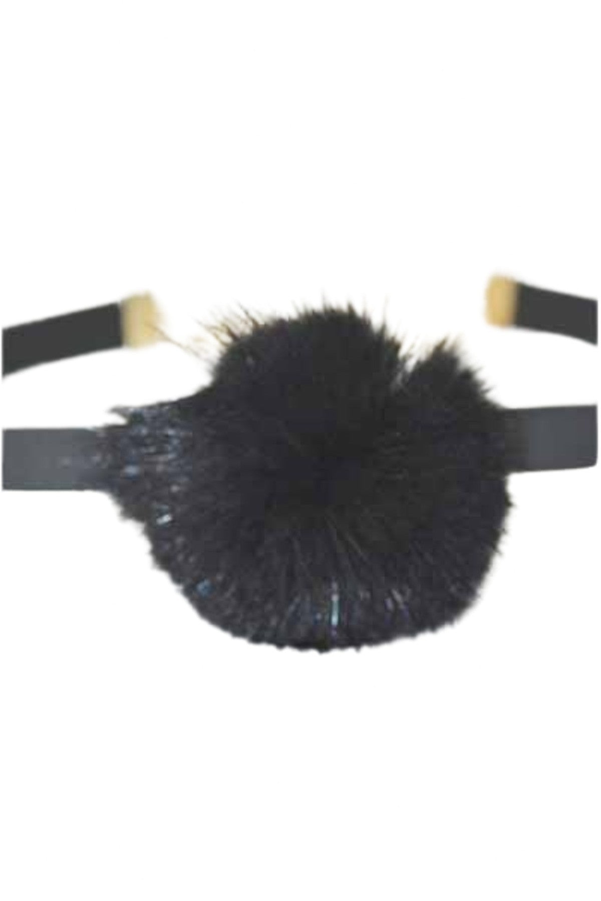 Stylish Pom Pom Faux Leather Choker Necklace Set-3