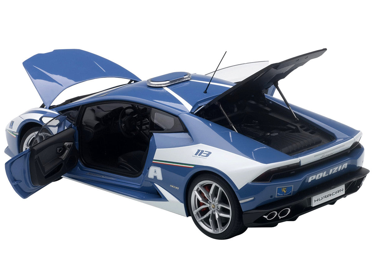 Lamborghini Huracan LP610 Police Car 1/18 Model Car by Autoart-1