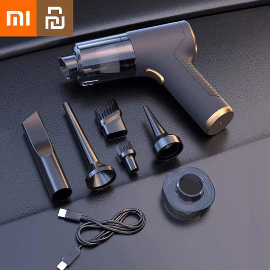 Xiaomi Youpin Car Vacuum Cleaner Powerful Cleaning Machine Strong Suction Handheld For Car Home Portable Wireless Cleaner New Mi - Kanasu Enterprises