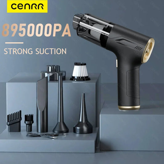 CENRR 895000PA Car Vacuum Cleaner Mini Powerful Wireless Handheld Cleaning Machine Home Appliance Portable Vacuum Cleaner - Kanasu Enterprises