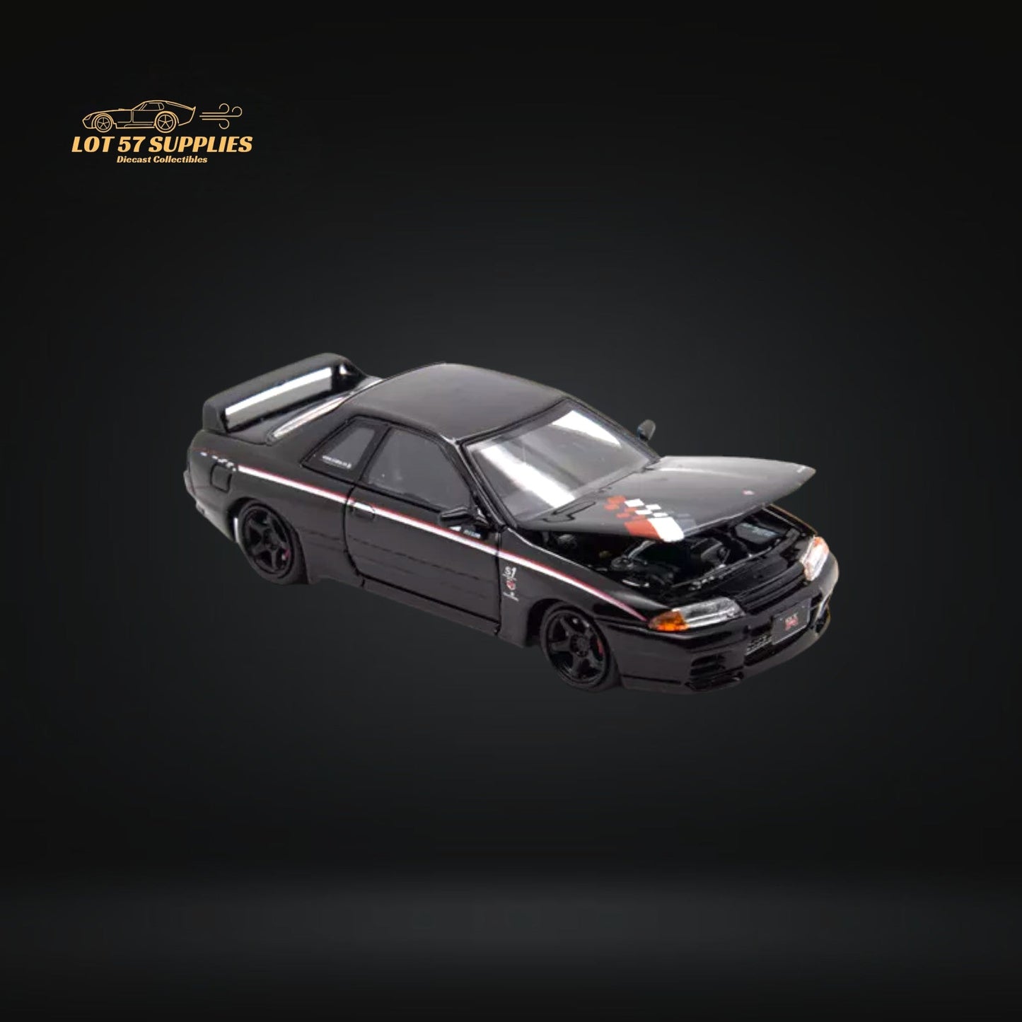 Focal Horizon Skyline R32 GT-R 3rd Gen Nismo S-Tune Black Nismo Livery 1:64-3